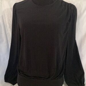 NWT EXPRESS BLACK THONG LONG SLEEVE BODYSUIT M
